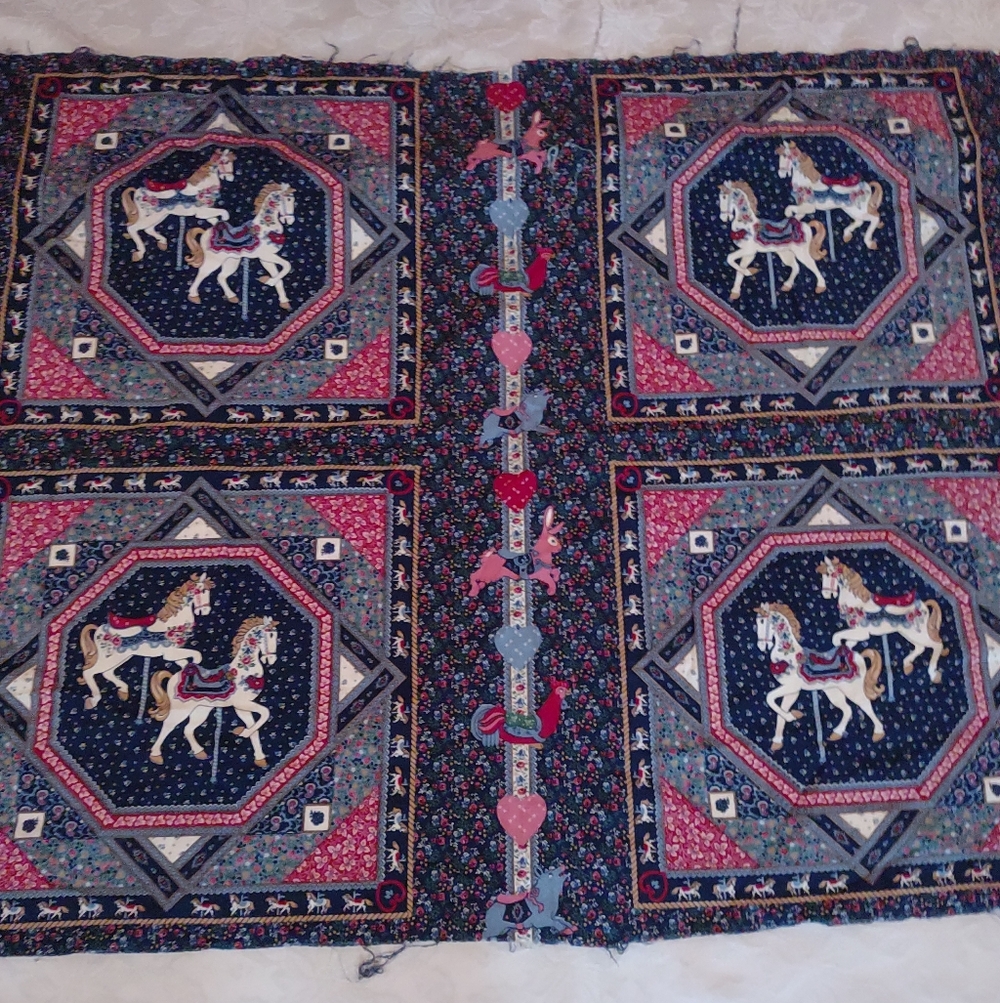 Victorian Carousel Horse Fabric